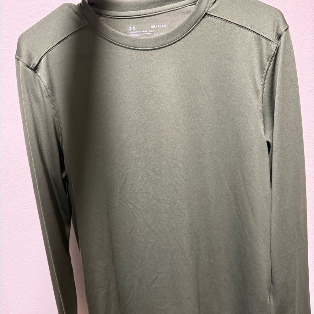 Under Armour Men's Olive Long Sleeve Tee